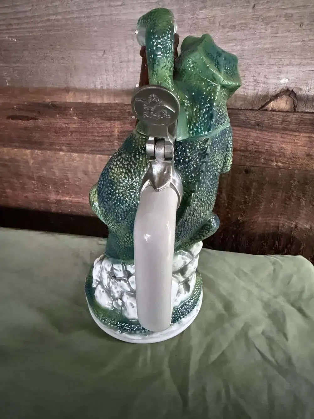 Vintage 1997 Budweiser Louie The Lizard Character Beer Stein with Box
